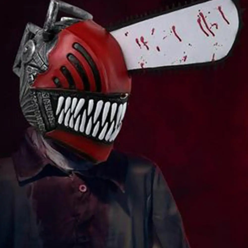 Horror Comics Chainsaw Headgear Mask