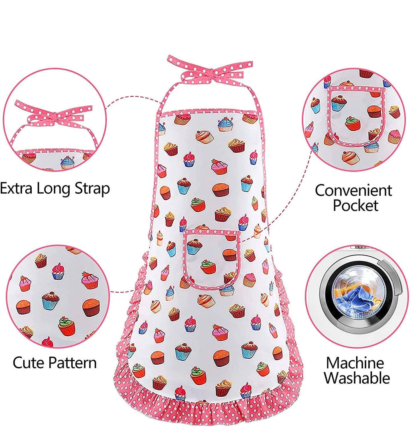 4/11Pcs Kids Cooking Apron Set