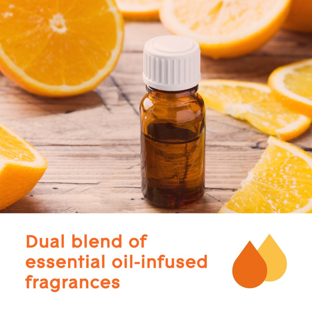 Aromatherapy Plugins Air Freshener Refills, Mothers Day Gifts, Uplift Your Day Scent with Notes of Orange and Neroli, Fragrance Infused with Essential Oils, 2 X 0.67 Oz (19.8 Ml)